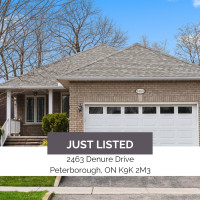 JUST LISTED - 2463 DENURE DRIVE, PETERBOROUGH, ON, K9K 2M3