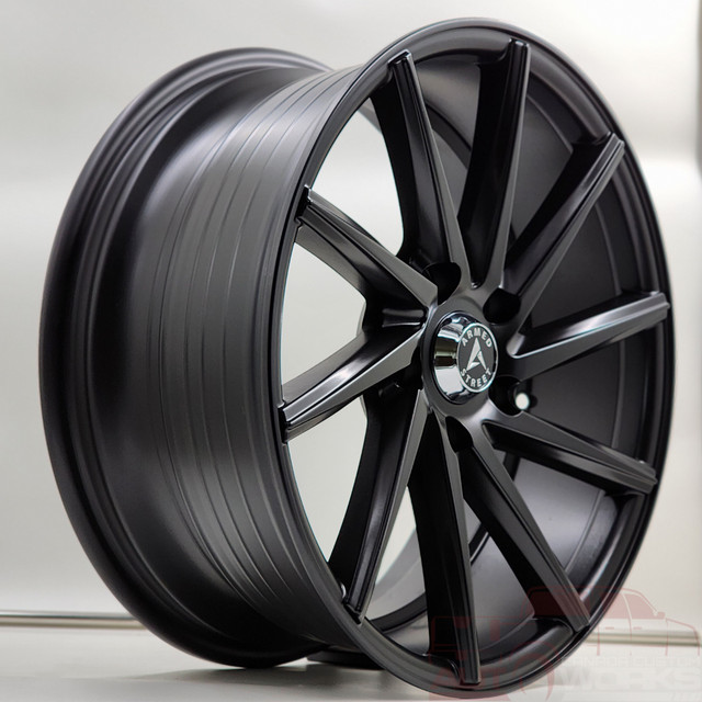 17" ARMED 38 cal SATIN BLACK! DIRECTIONAL CONCAVE! $690 in Tires & Rims in Edmonton - Image 2