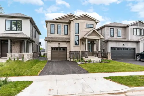 Welcome to this newly built Branthaven home, nestled in the highly sought-after Mount Hope neighbour...