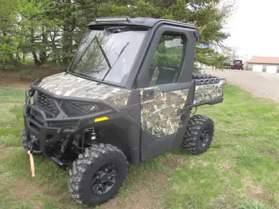 2024 POLARIS RANGER 570 NORTHSTAR $17,800.00 +TAX 6299 MILES COMES FULLY SERVICED, FULL CAB, HEAT, W...