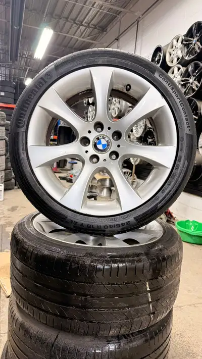18" OEM BMW Staggered Set 18x8.0 5x120 20 C.B 72.6 18x9.0 5x120 32 C.B 72.6 $1,300 for the rim set W...