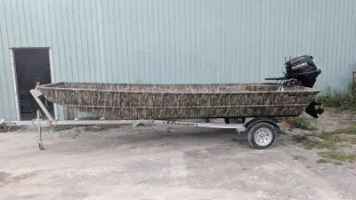 Marsh's Marina 2024 Smoker Craft 1648 Jon Boat For Sale in Mossy Oak Available Now! Engine and trail...