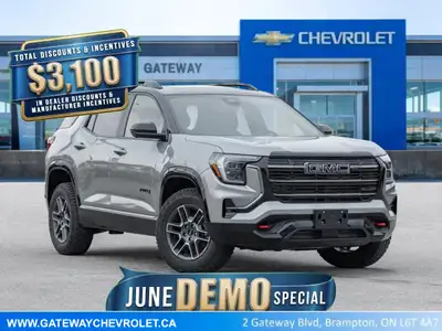 WAS: $52604 NOW: $46058 plus taxes and licensing fees"Go beyond the everyday in the 2026 GMC Terrain...