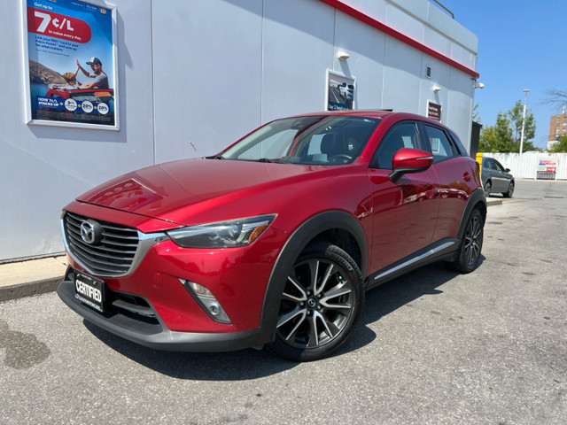 2016 Mazda CX-3 AWD GT-SUNROOF-LEATHER-CAMERA-NAVI-CERTIFIED in Cars & Trucks in City of Toronto