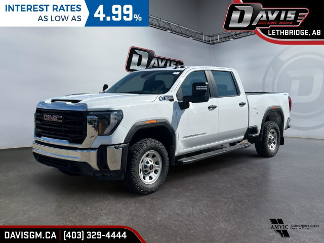2024 GMC Sierra 2500HD Pro 6.6L GAS | KEYLESS ENTRY | HIGH ID... in Cars & Trucks in Lethbridge