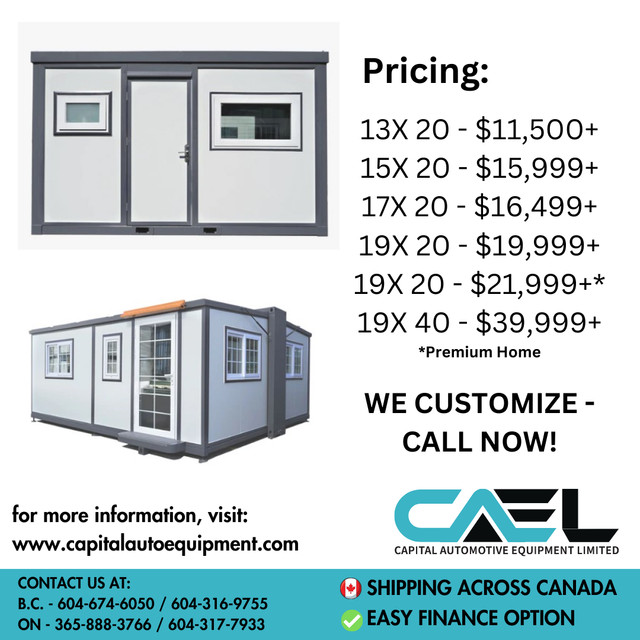 Portable Mobile Home - Mobile Office- Container Home| All SEASON in Other in Yellowknife - Image 2