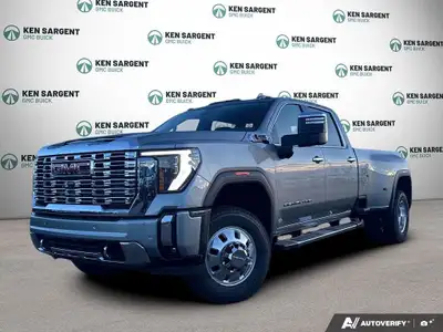 Introducing the 2026 GMC Sierra 3500HD Denali in a stunning silver finish and equipped with a confid...