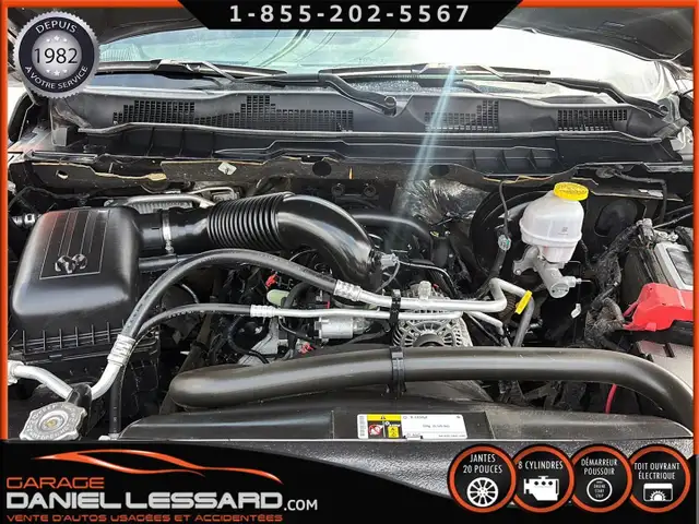 Ram 1500 Classic WARLOCK 4 X 4 CREW CAB BTE 5.7 PIEDS, HEMI 2022 in Cars & Trucks in St-Georges-de-Beauce - Image 45