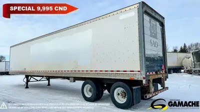 Trailer / Remorque - # STOCK: R-36187 2008 MANAC 48' REMORQUE FERMÉ 2008 MANAC 48' DRY VAN TRAILER L...