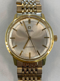 Vintage 1963 Omega Seamaster Automatic Gold Tone Watch