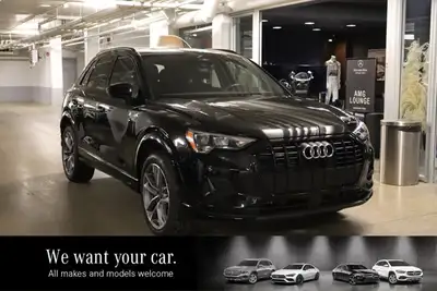 This Audi Q3 has a dependable Intercooled Turbo Regular Unleaded I-4 2.0 L/121 engine powering this...