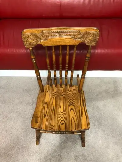 Beautifully Restored Pressed Back Rocker, View more