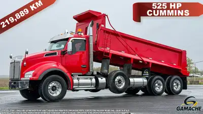 Heavy truck / Camion lourd - # STOCK: C-37295 2022 KENWORTH T880 BENNE BASCULANTE / CAMION DOMPEUR 1...