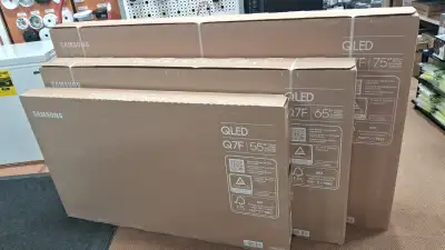 SAMSUNG 75" Q7F SERIES 4K UHD HDR QLED SMART TV (QN75Q7FAA, View more