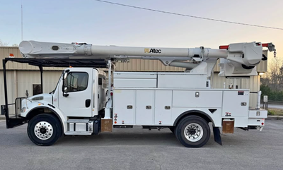 2019 Freightliner Altec AM55-MH Bucket Truck Material Handler 43,924 Miles 6,632 Eng hours 60ft Work...