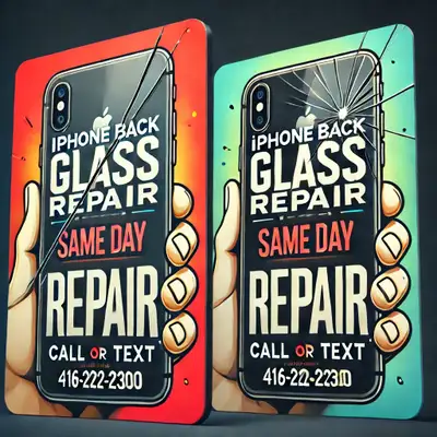 Broken iphone back glass we repair it on spot iphone 14 15 16, View more