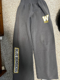 Ladies Winnipeg Blue Bomber Sweat Pants Size M $15.00