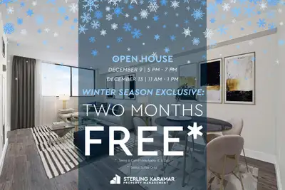 Winter Exclusive | Enjoy Two Months FREE on a 14-Month Lease! (Select Suites Only) OPEN HOUSE | Dece...