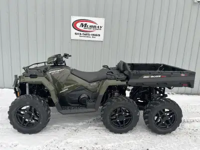 - 2026 Polaris® Sportsman 6x6 570 - Stationary passenger seat - 800-lb. dumping bed with Lock & Ride...