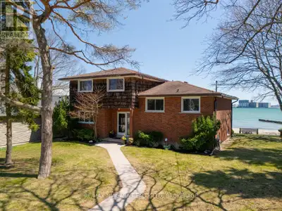 Situated directly on Gravelly Bay, this waterfront property offers lovely views of Lake Erie, the Po...