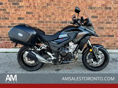 2018 Honda CB500X with Givi Side panniers, ABS brakes, 500cc, liquid cooled, only 14,800 KM, Honda r...