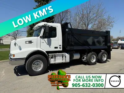 Tandem Dump Truck with only 236,748kms, Volvo 425HP, i Shift, Single Heavy Duty Frame,20,000lb Front...