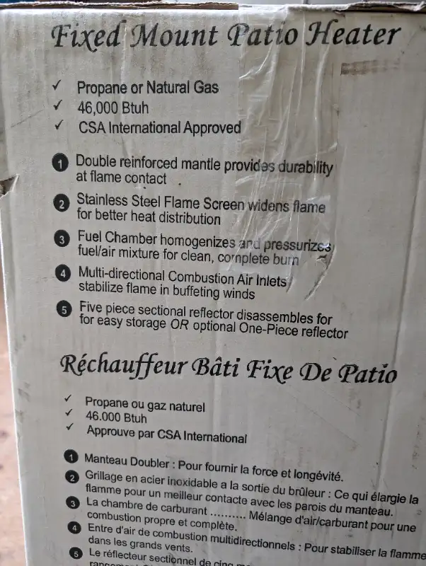 Patio Heater REDUCED63234912288513122