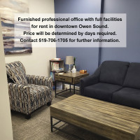 Professional Office for Rent in Owen Sound & Port Elgin