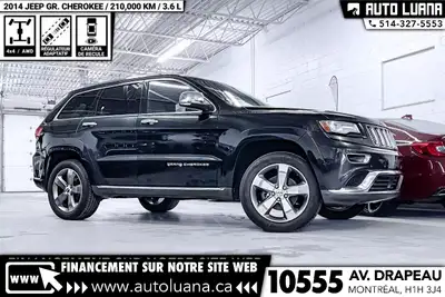 Auto Luana 2014 JEEP Grand Cherokee PRENEZ UN RENDEZ-VOUS / BOOK AN APPOINTMENT (514) 327-5553 21000...