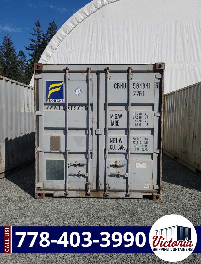 VICTORIA SHIPPING CONTAINERS! USED 20ft SEACAN Tool Storage & Benches