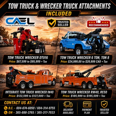 Discover our extensive selection of Tow Truck and Wrecker Truck Attachments, designed to equip profe...