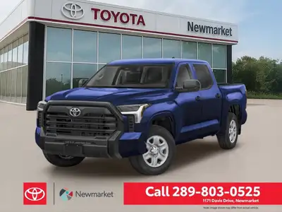 The 2026 Toyota Tundra 4x4 Crewmax SR in an eye-catching blue is your ideal companion for both rugge...