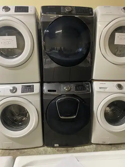 Laveuse sécheuse frontales gris charcoal Samsung (remis a neuf), View more