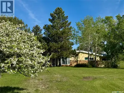 Picturesque acreage next to pavement within 20 minutes of Moose Jaw with enough room for a horse. Th...