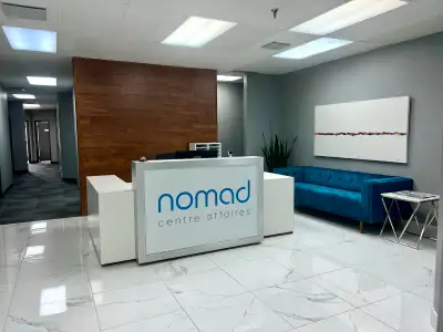 Bureau à louer – Nomad Centre d’Affaires (à 2 minutes des ponts) Bureau meublé disponible dans un en...