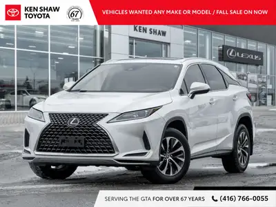Eminent White Pearl 2022 Lexus RX 350 Premium - LEATHER/SUNROOF/CARPLAY AWD 3.5L 6-Cylinder One Owne...