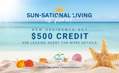 Current Promotions View our units by clicking the virtual tour link, schedule a video tour or make a...