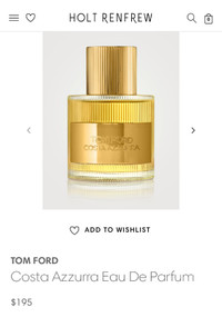 Tom Ford New Perfume