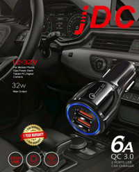 6A USB CAR CHARGER - WHOLESALE ONLY