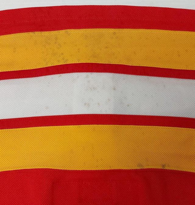 (80120-1) Calgary Flames Adidas DW4816 Game Ready Jersey **AS IS in Other in Calgary - Image 4