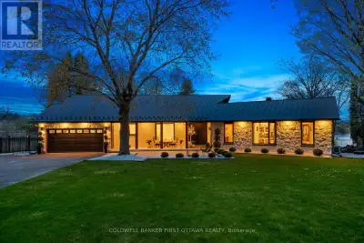 Welcome to 1060 River Road - A must see West facing view of the Rideau river, was featured in the Ot...