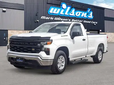 Come see this certified 2023 Chevrolet Silverado 1500 WT Reg Cab Long Bed | 5.3L V8 | 3.42 Rear Axle...