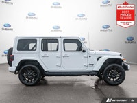Odometer is 3858 kilometers below market average! Bright White Clearcoat 2023 Jeep Wrangler High Alt... (image 6)
