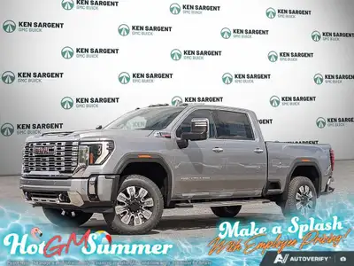 Introducing the stunning 2026 GMC Sierra 2500HD Denali, dressed in a refined silver exterior and equ...