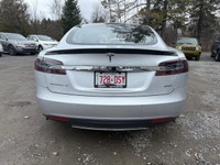 Experience the exceptional performance of the 2015 Tesla Model S P85D, a stunning silver AWD sedan r... (image 3)