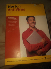 2007 NORTON ANTI-VIRUS SOFTWARE ON CD