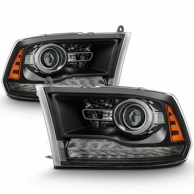 [Factory Style] 13-18 Dodge Ram Headlights  LED DRL Projector in Auto Body Parts in City of Toronto - Image 2