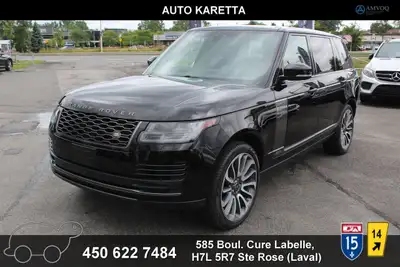2019 Land Rover Range Rover 2019 RANGE ROVER SUPERCHARGED, LONG WHEELBASE, 99.790 KM, JAMAIS ACCIDEN...