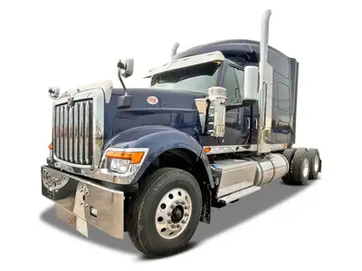 This 2026 International HX520 6x4, finished in blue, is a heavy-duty truck built for extreme perform...