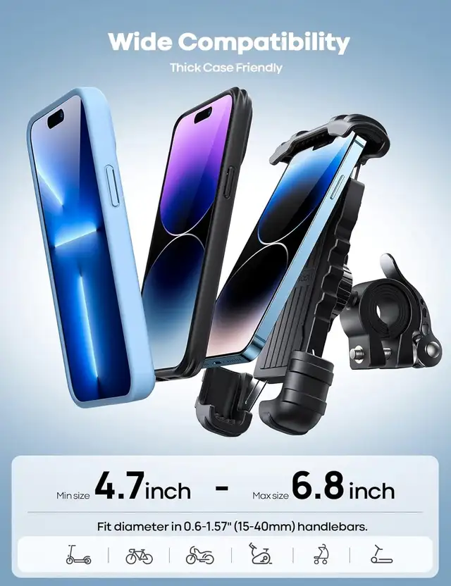 360° Bike Phone Mount - Clearance · Free Delivery in Clothing, Shoes & Accessories in St. John's - Image 4